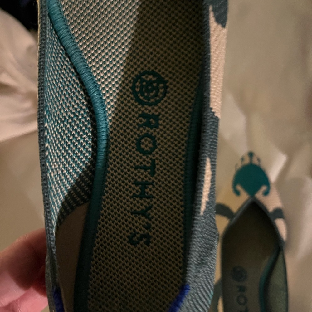 Rothy’s. Size 8. Worn once. Very cute. Washable. - Picture 3 of 6